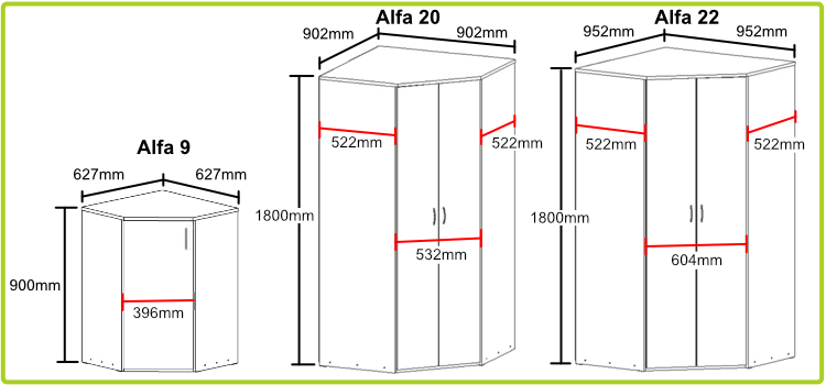 ALFA 9,20,22 Kóty